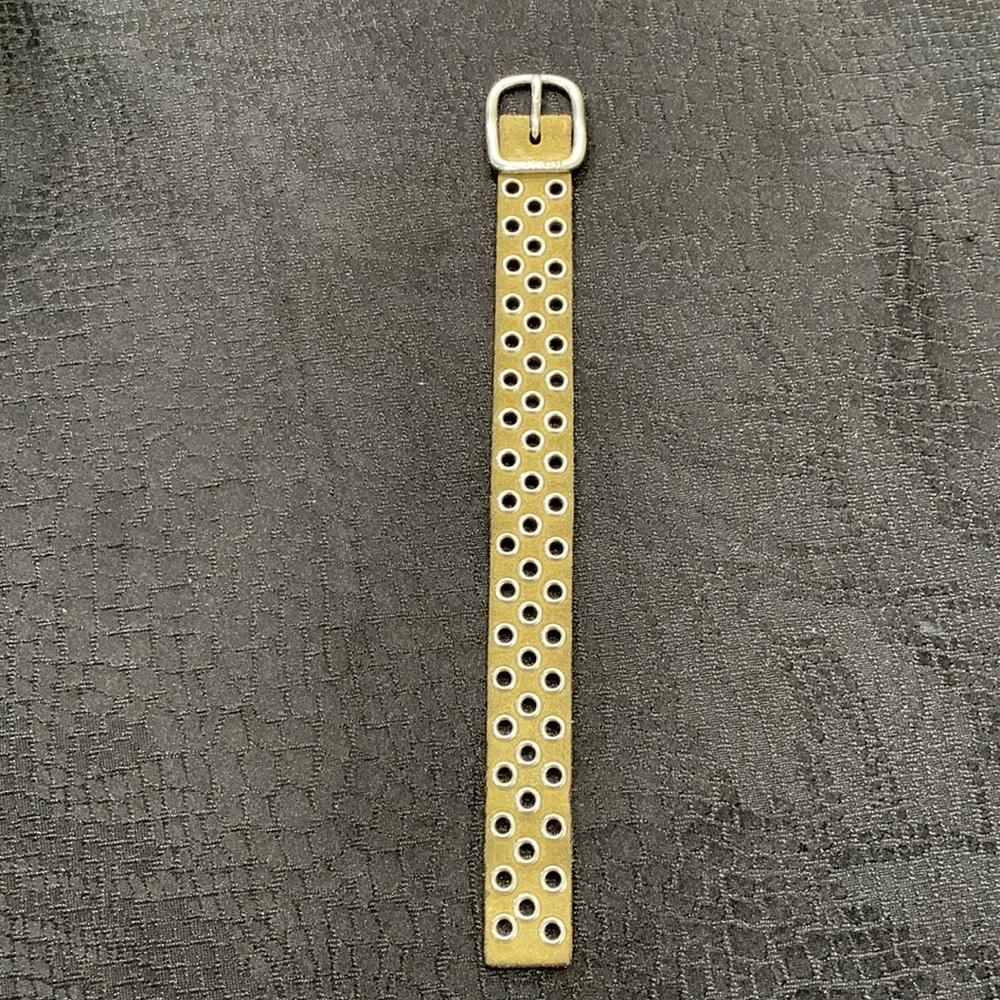 Coach suede wrap bracelet